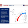 Комплект: смеситель LEMARK COMFORT LM3075BL + фильтр BASIC для очистки воды LM3075BL085