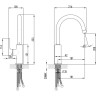 Смеситель для кухни с подключением к фильтру LEMARK COMFORT LM3073PAN