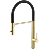 Смеситель LEMARK BELUGA LMF-8074B-BRLG для кухни с гибким изливом